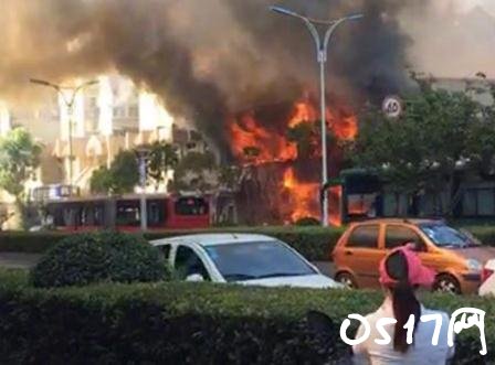 杭州街头发生爆炸 爆炸后现场情况