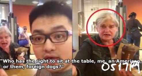 华人遭美国老太歧视 称其不是美国人不可以坐餐厅