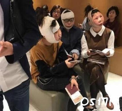 网友机场遇整容大军 因整容无法辨别身份