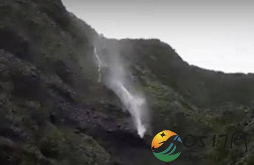 瀑布被吹倒流被曝光 这台风究竟是何方神圣