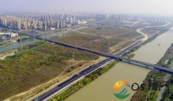 淮安滨河大道进入沥青铺设阶段 年内将完成工程主体