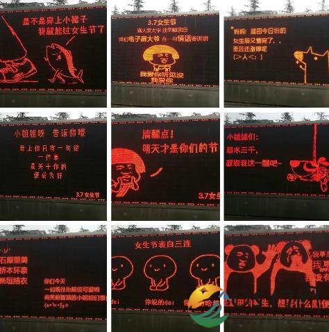浙大校园现表情包表白 男生们可是下了一番功夫