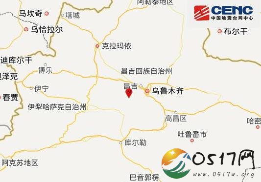 新疆昌吉市地震 是否对当地造成伤害