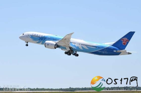 南航迎来首架波音787-9飞机 配备全新三维飞行地图