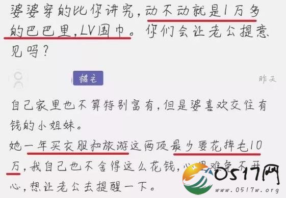 吐槽婆婆万元风衣 网友：花自己的钱用得着你管