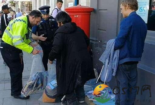 英国流浪汉被驱赶