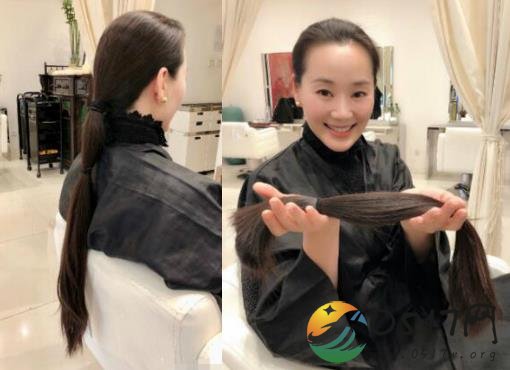 林依轮妻子剪长发捐给肿瘤机构 希望找到需要的朋友