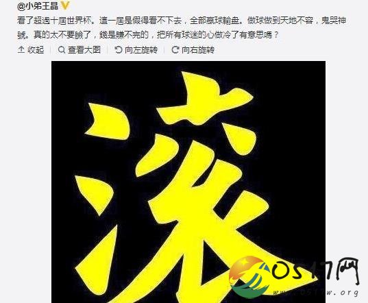 王晶怒斥世界杯 世界杯究竟怎么惹到王晶了
