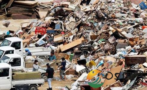 日本洪灾垃圾惊人 给渔民捕鱼工作造成困难