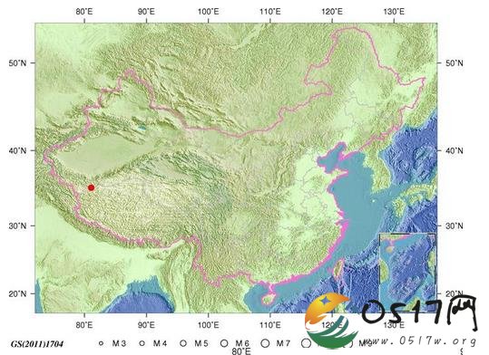 西藏5.2级地震 什么时候发生的地震