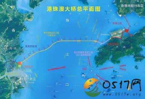 港珠澳大桥将通车 这意味着缩短了香港到珠海澳门的距离