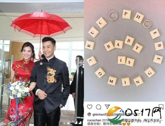 陈展鹏奉子成婚 只因结婚还未满月就公布妻子怀孕消息