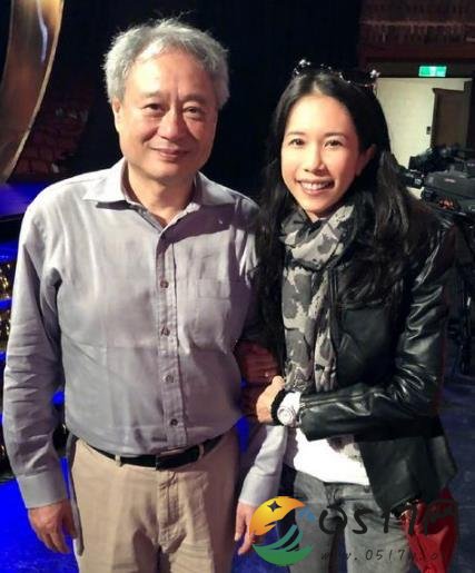 李安莫文蔚合影 莫文蔚立刻成为李安的小粉丝