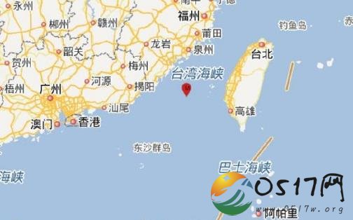 台湾海峡发生6.2级地震 台湾是否能够感受到震感