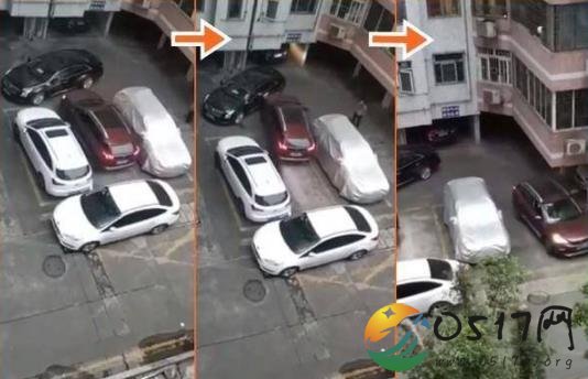 车主小区内撞出条路 网友对此事议论纷纷