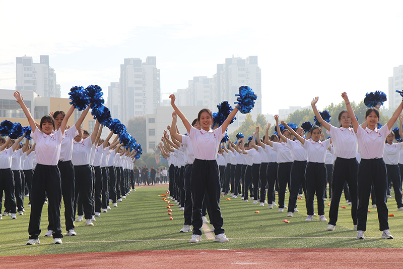 淮安中学秋季田径运动会盛大开启 20万网友线上围观开幕式